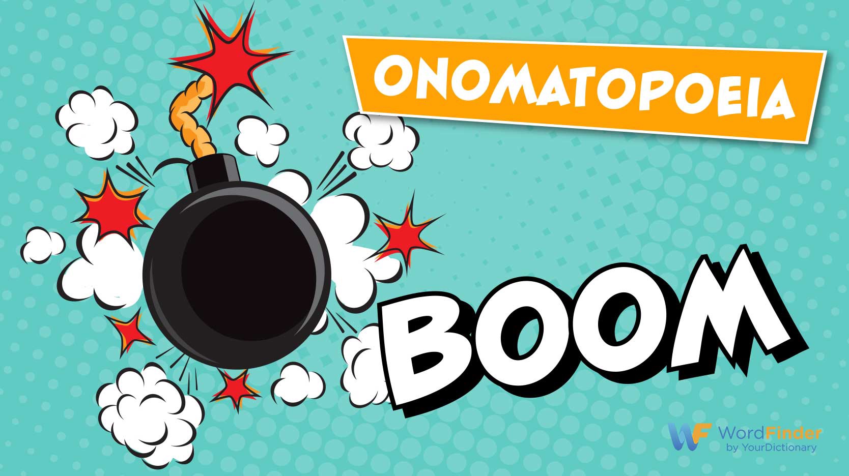 onomatopoeia bomb sound boom