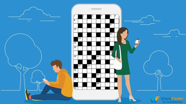 playing crossword apps on cell phone