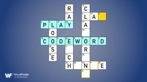 Play Codeword spelled out in crossword