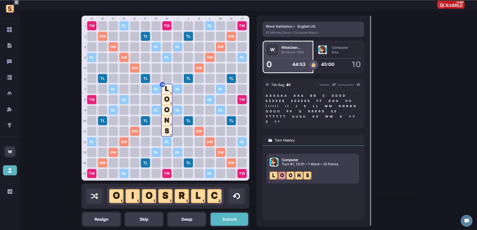 Shop Word Scrabble Board Game online