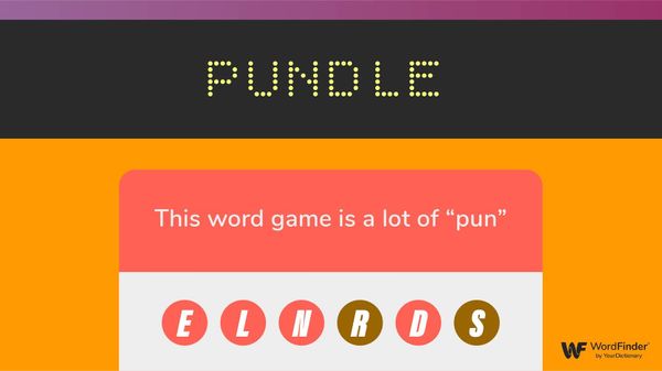 Pundle word game concept