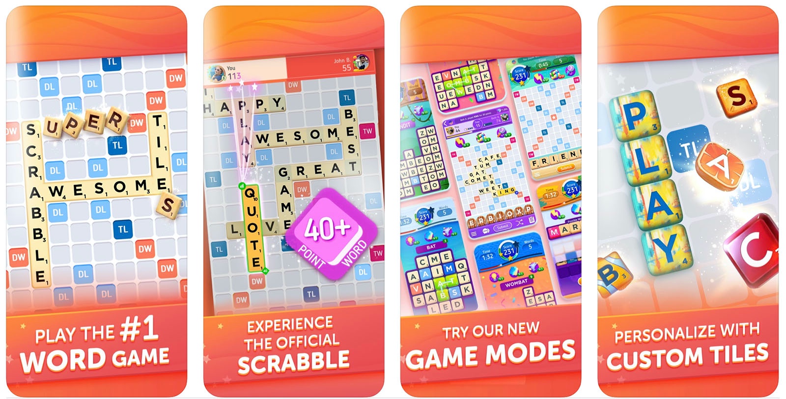 Screenshot of Scrabble GO game