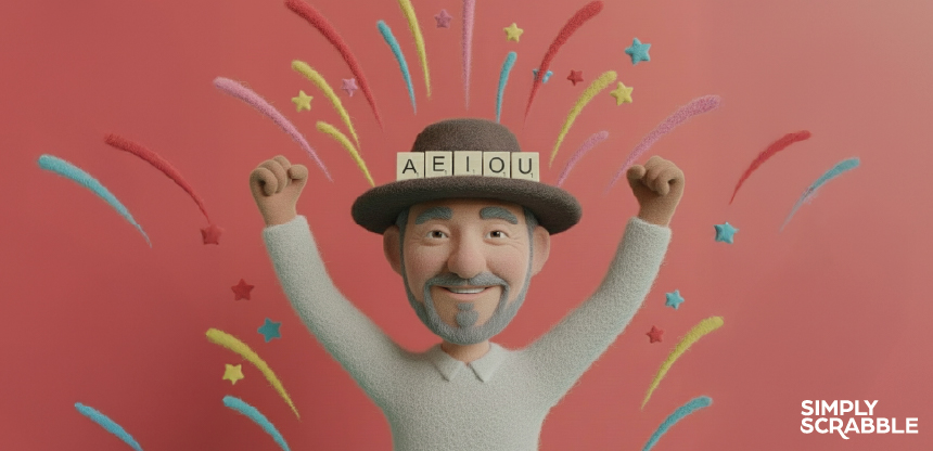 Winning Vowel Words in Scrabble