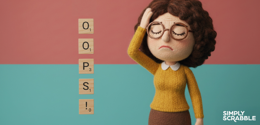 Mistakes in Scrabble