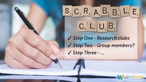 start a scrabble club steps