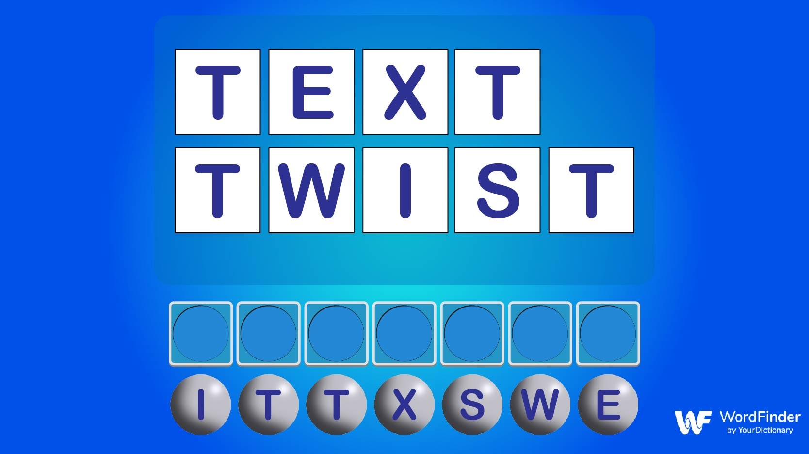 text twist jumble game with clues