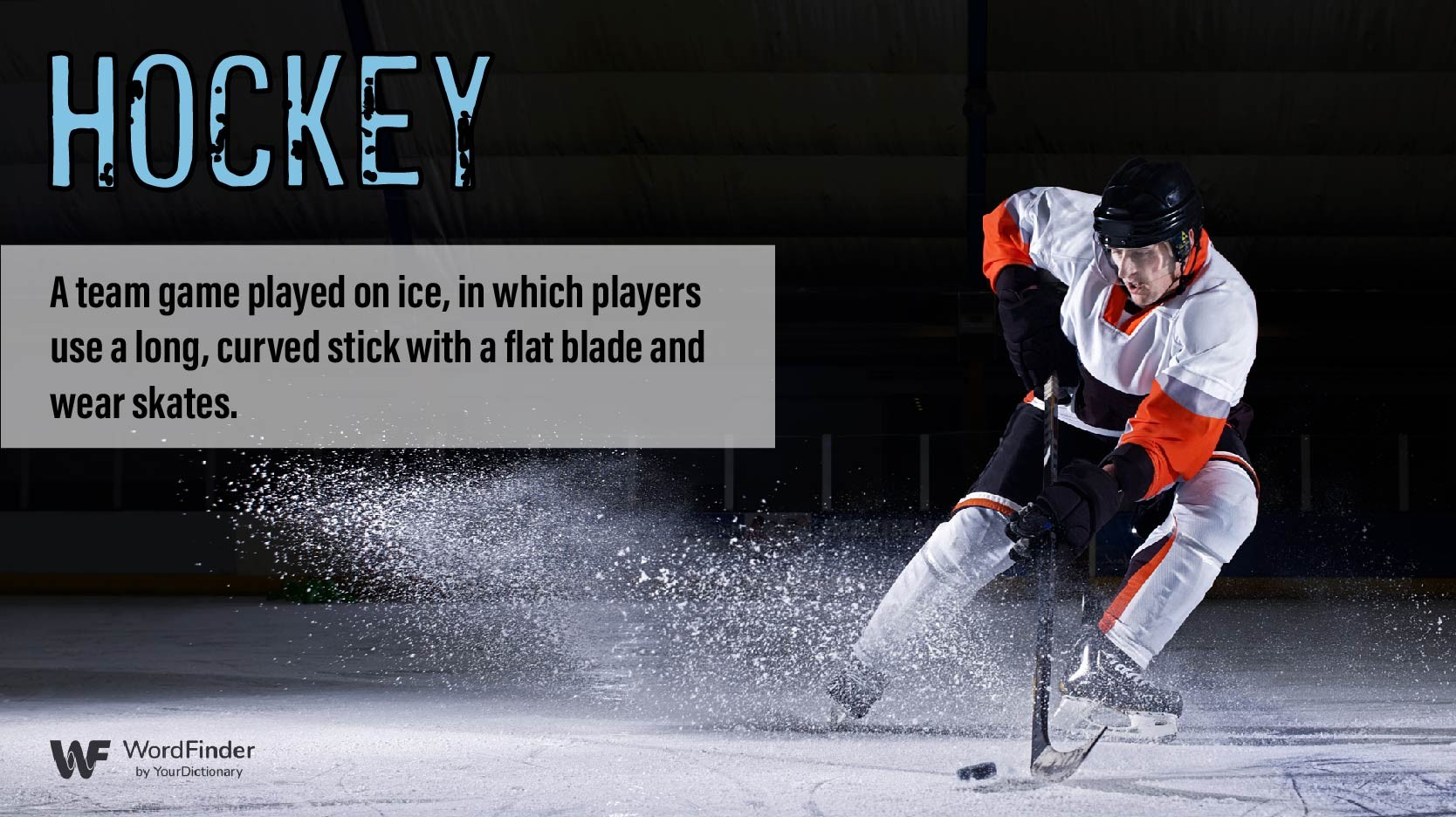 hockey word definition with example