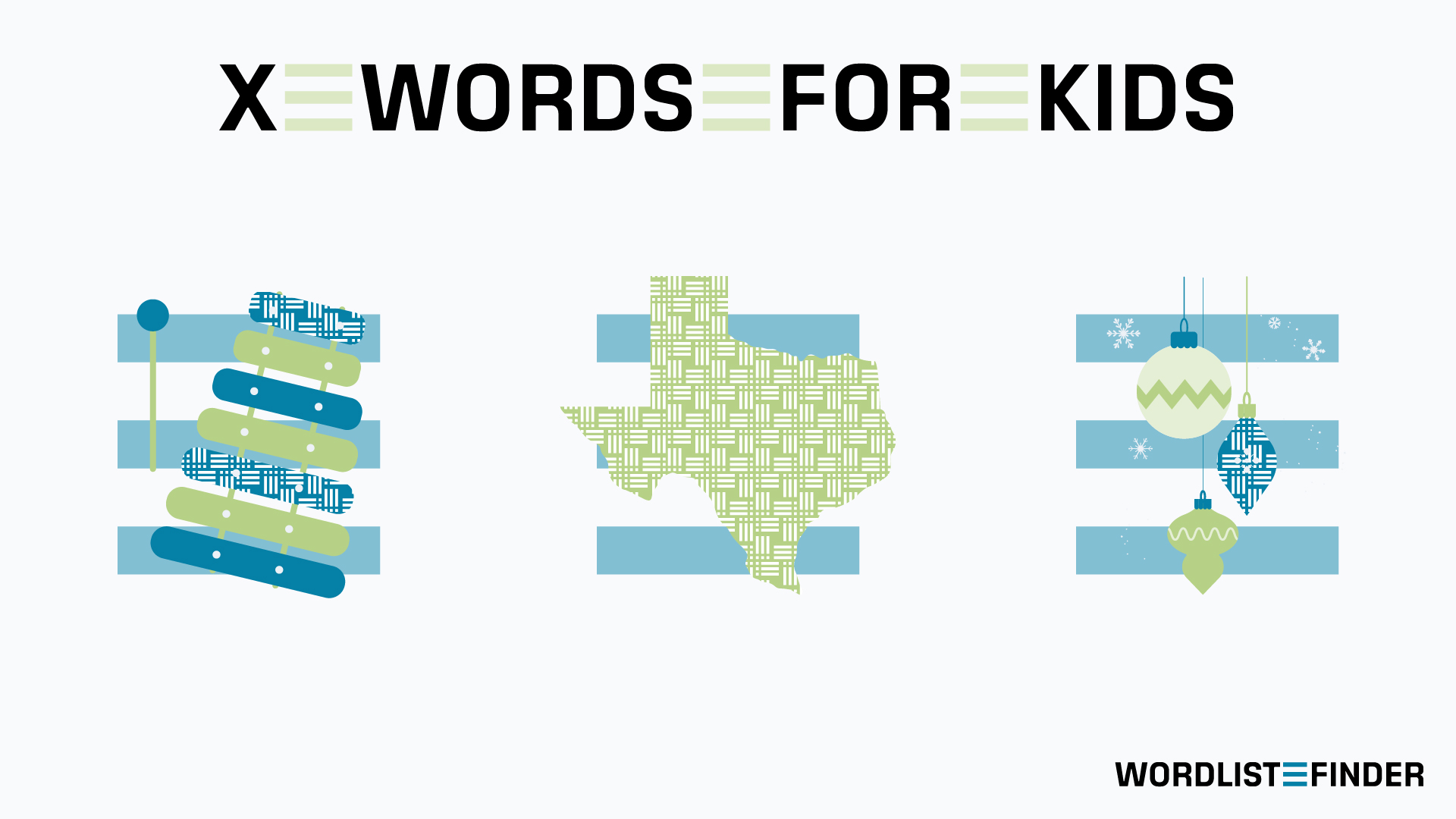 X Words for Kids