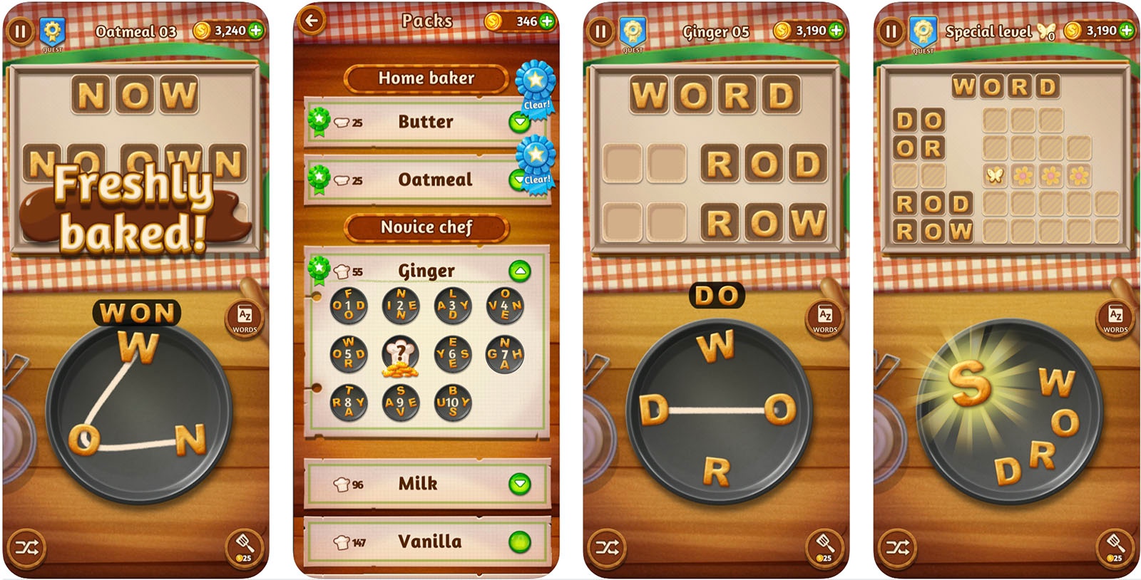 Screenshot of Word Cookies! game