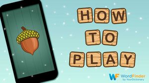 directions how to play Word Nut game