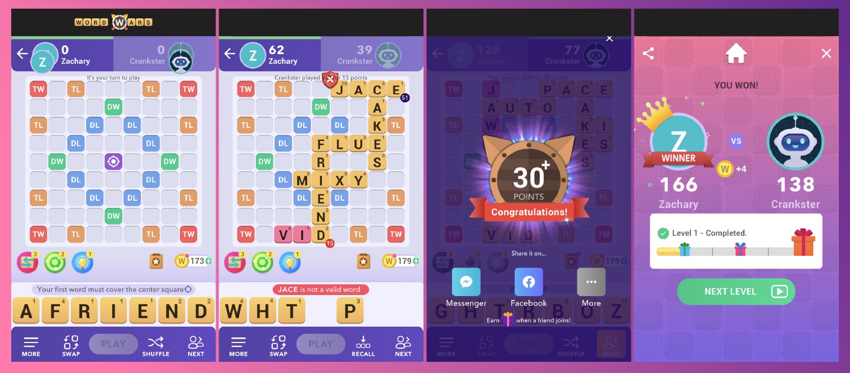 word wars mobile app screenshots