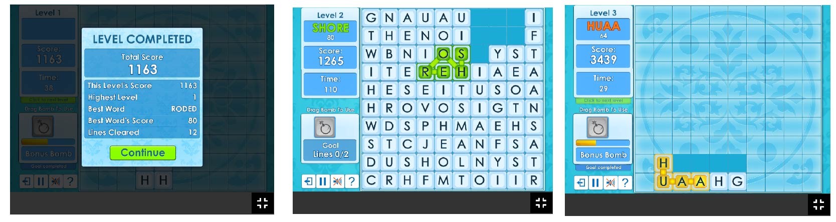 Word Wipe screenshots