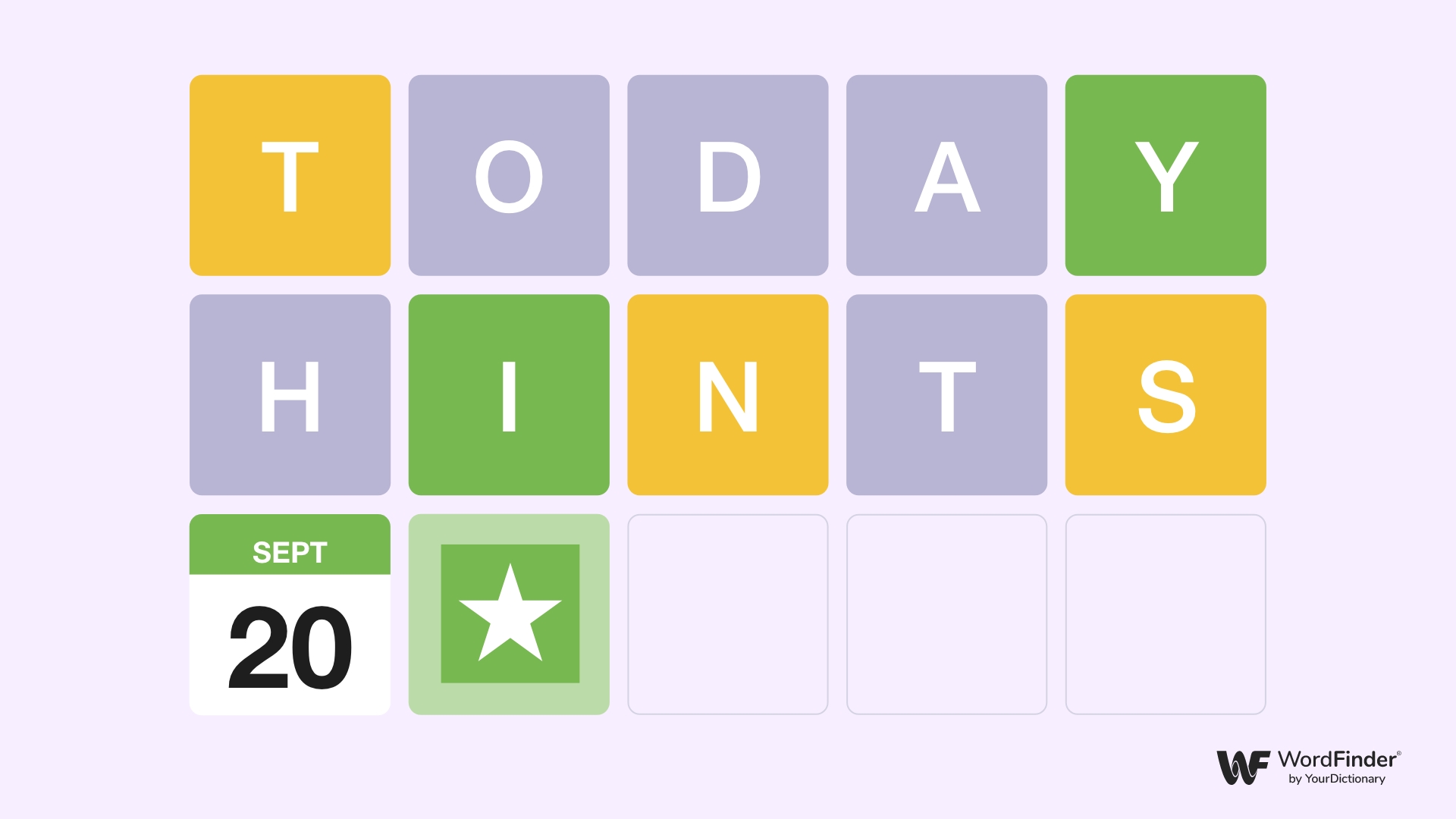 Wordle hint September 20th