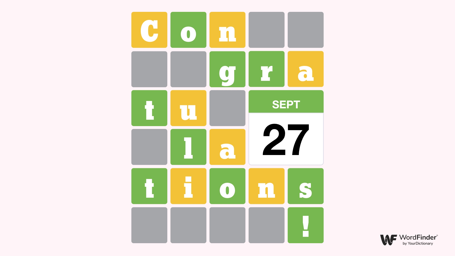 Wordle hint September 27th