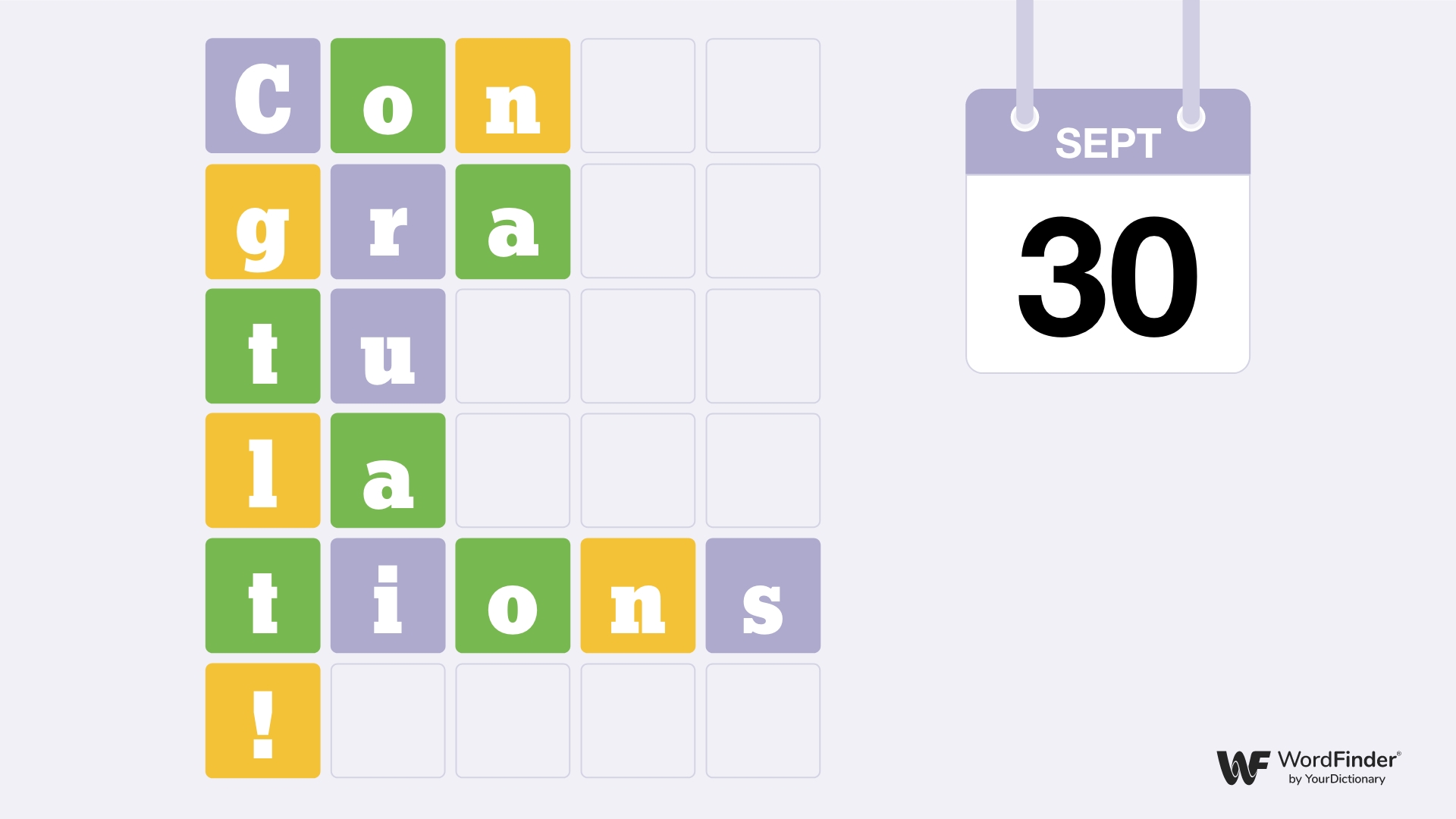 Wordle hint September 30th
