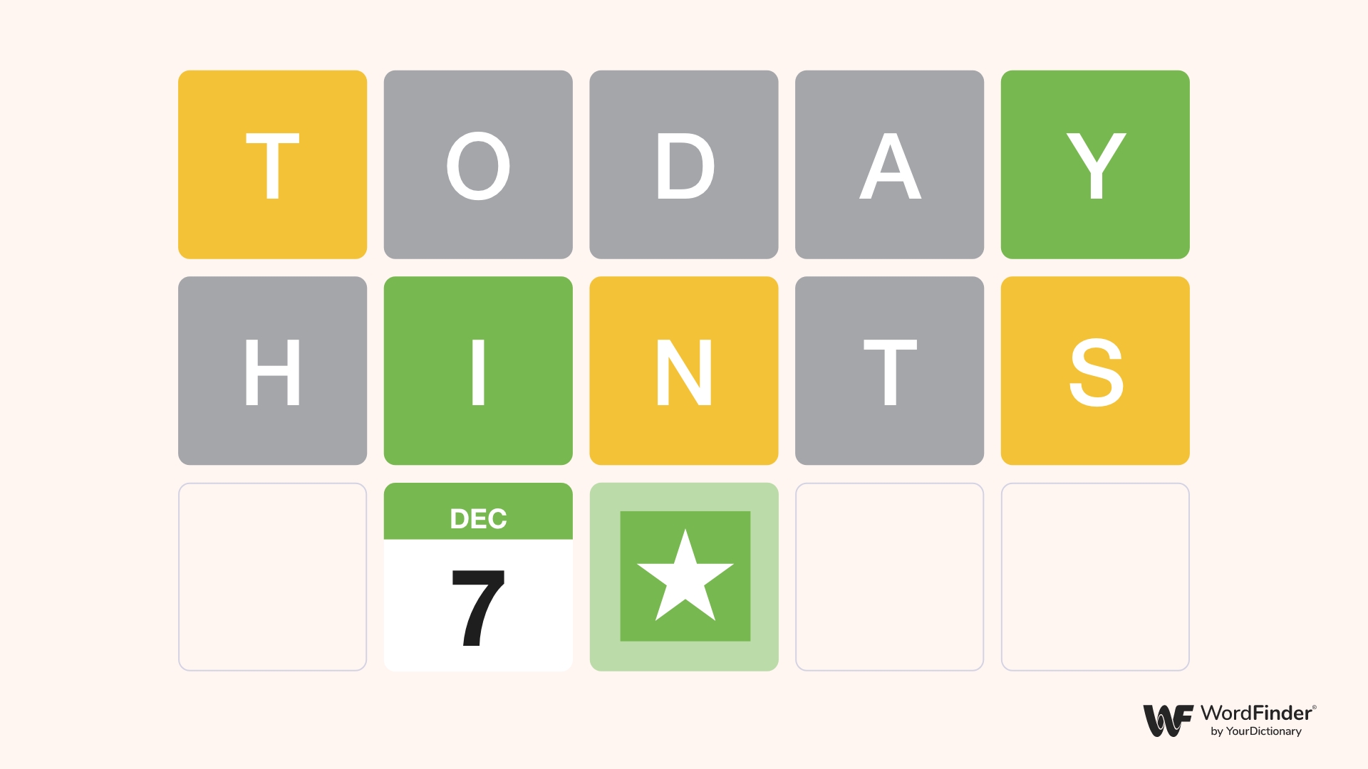 Wordle hint December 7th
