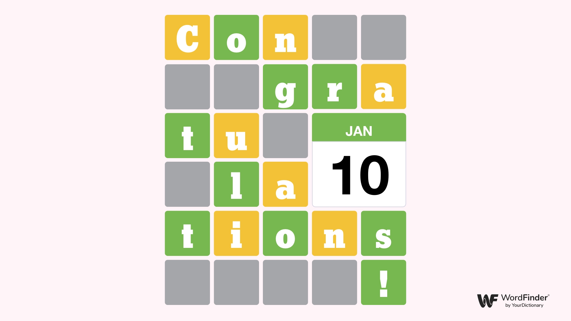 Wordle hint January 10th