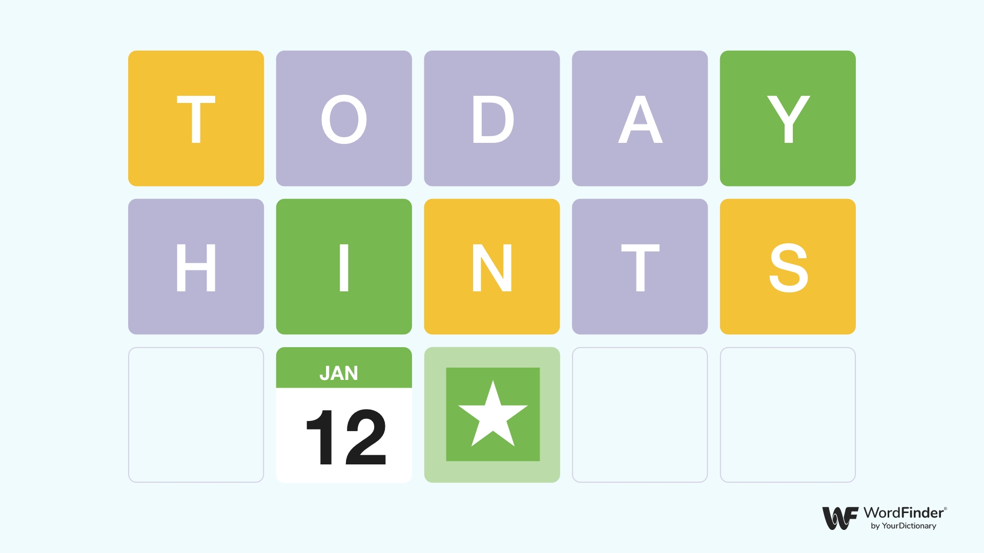 Wordle hint January 12th
