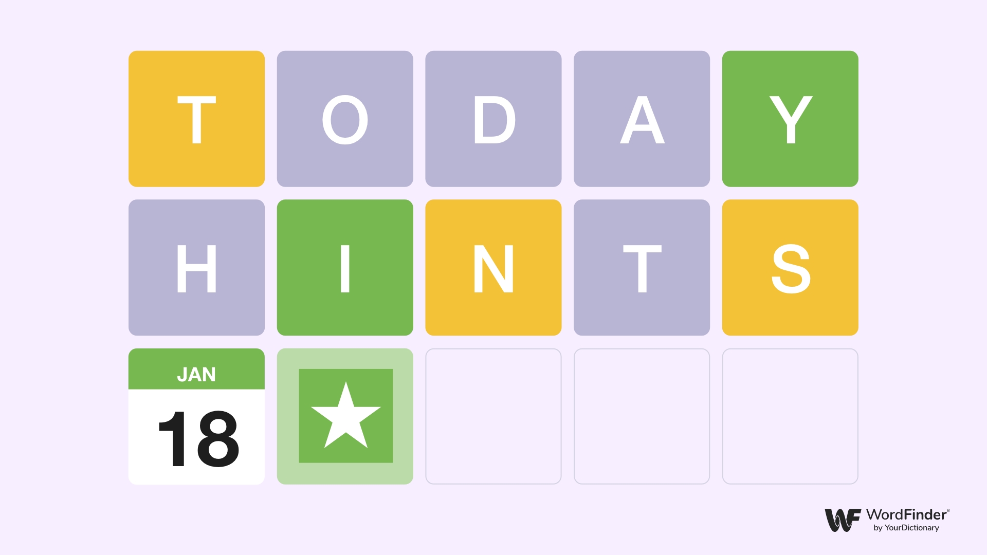 Wordle hint January 18th