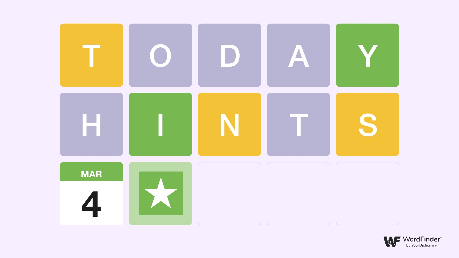 Wordle hint March 4th
