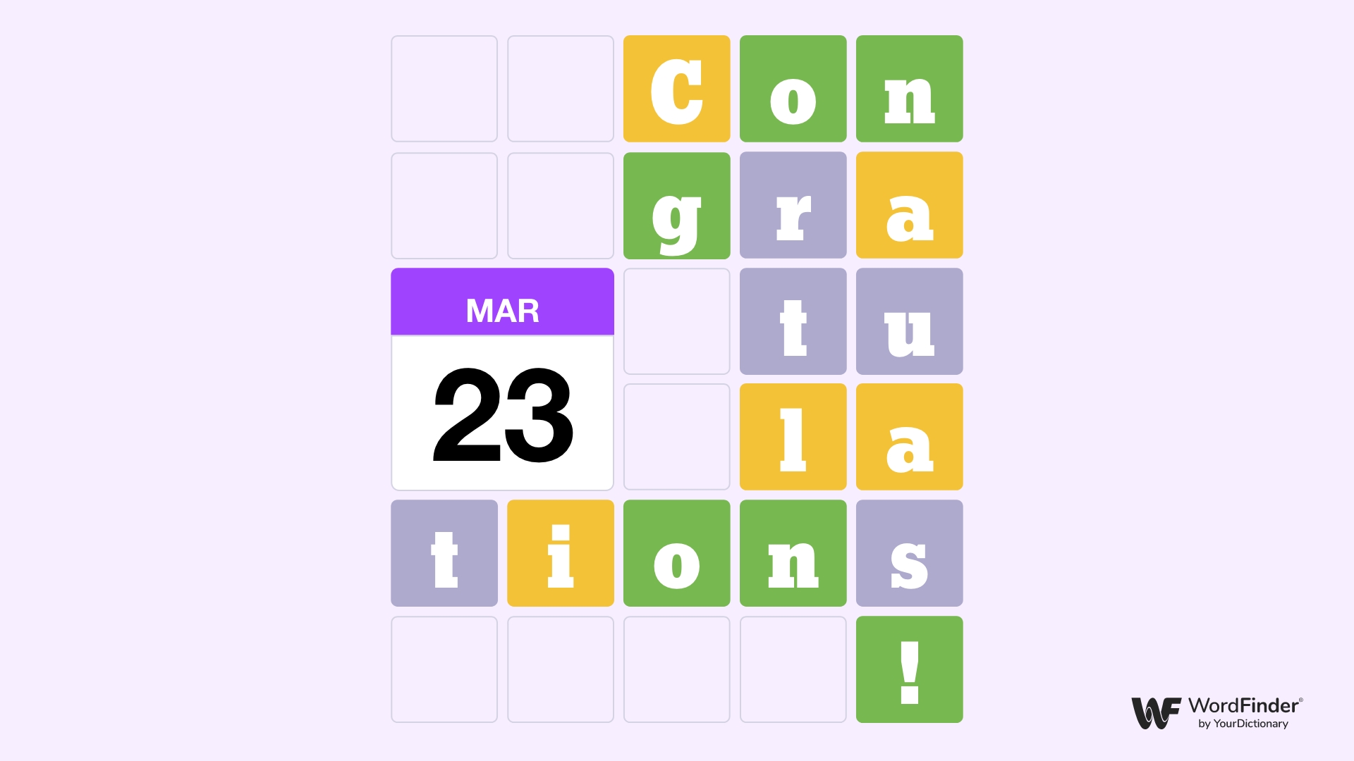 Wordle hint March 23rd