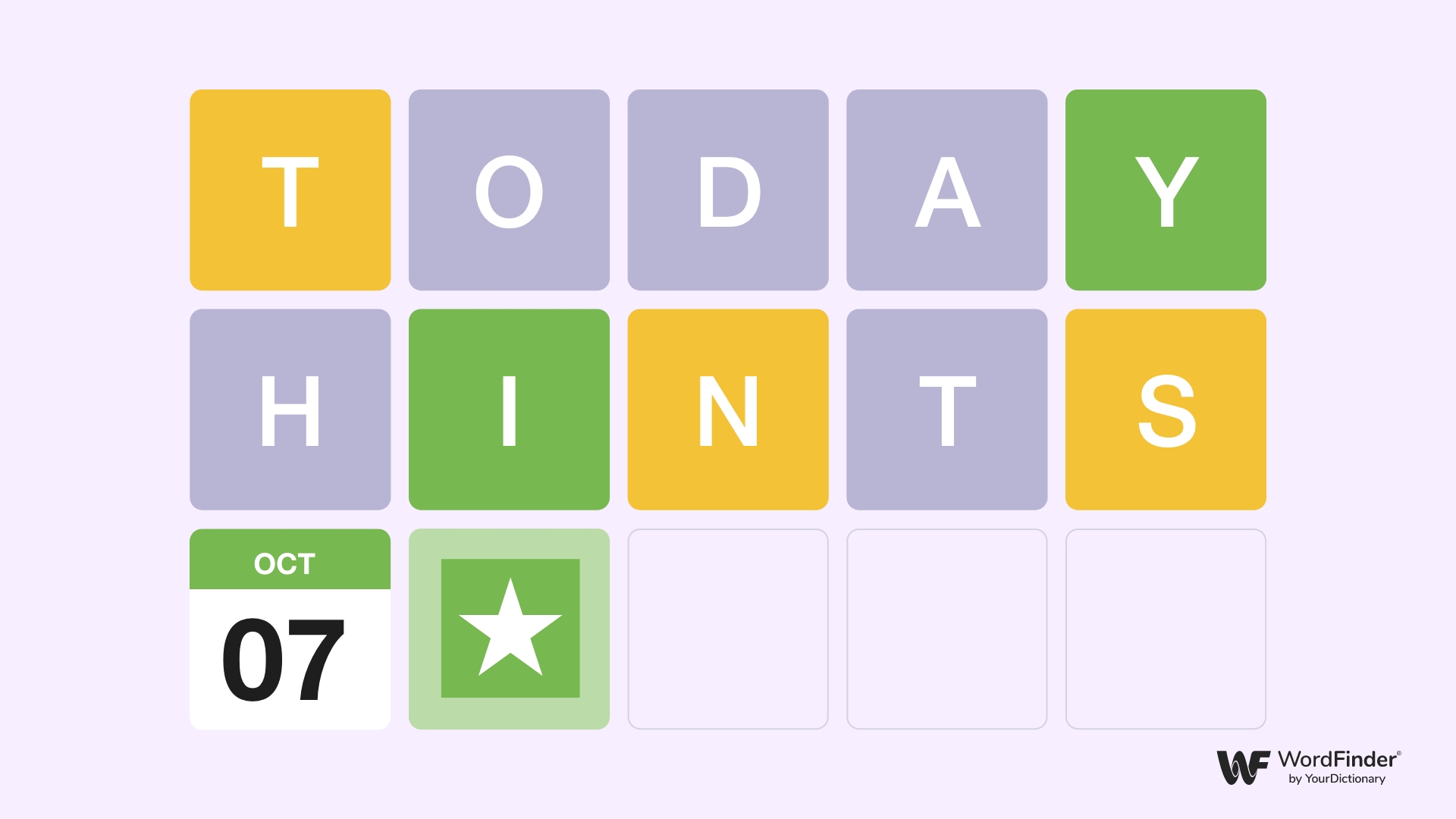 Wordle hint October 7th