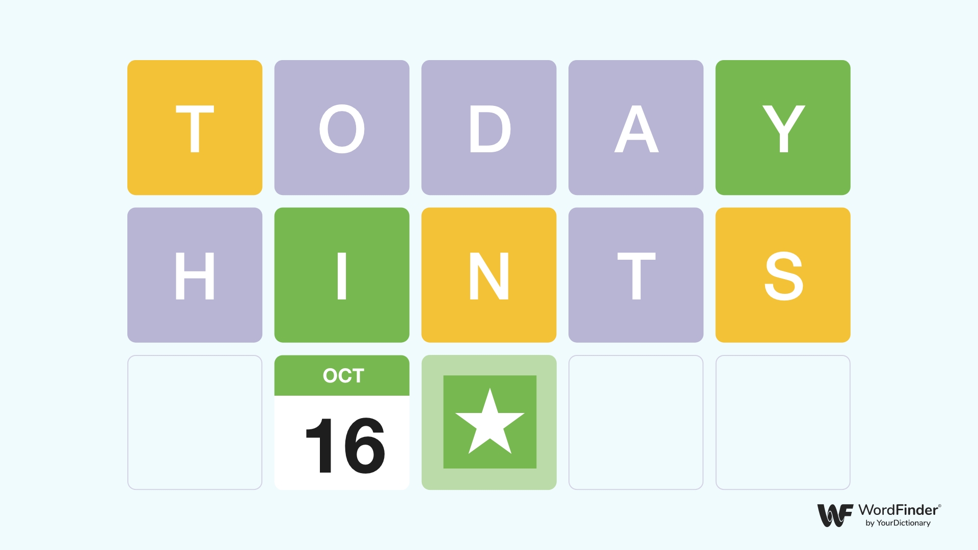 Wordle hint October 16th