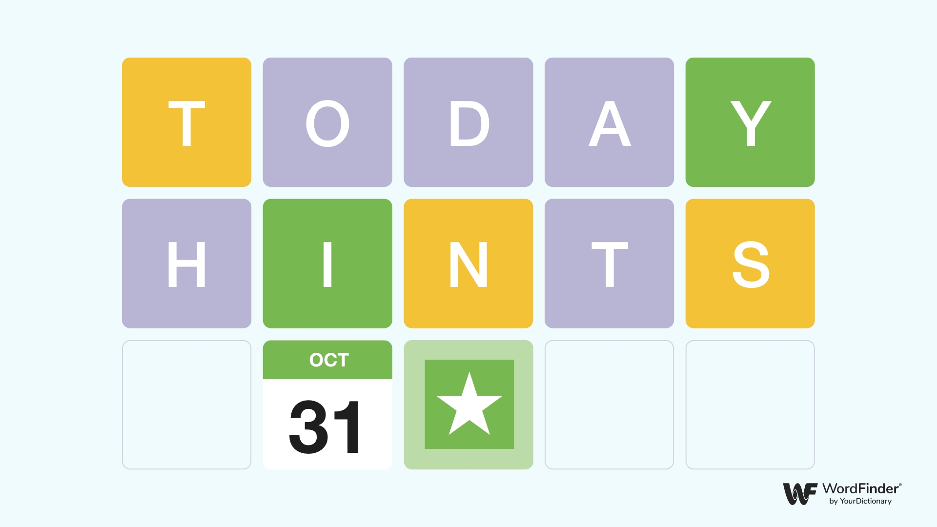Wordle hint October 31st