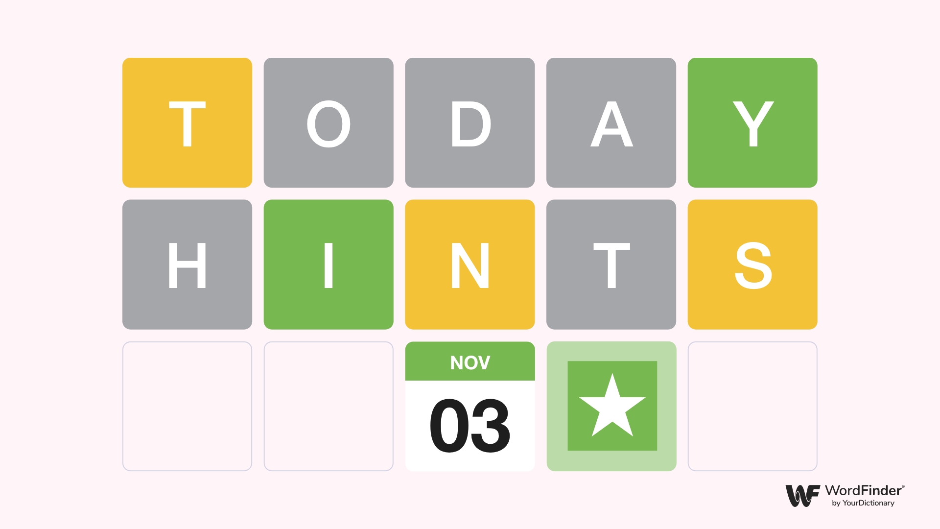 Wordle hint November 3rd