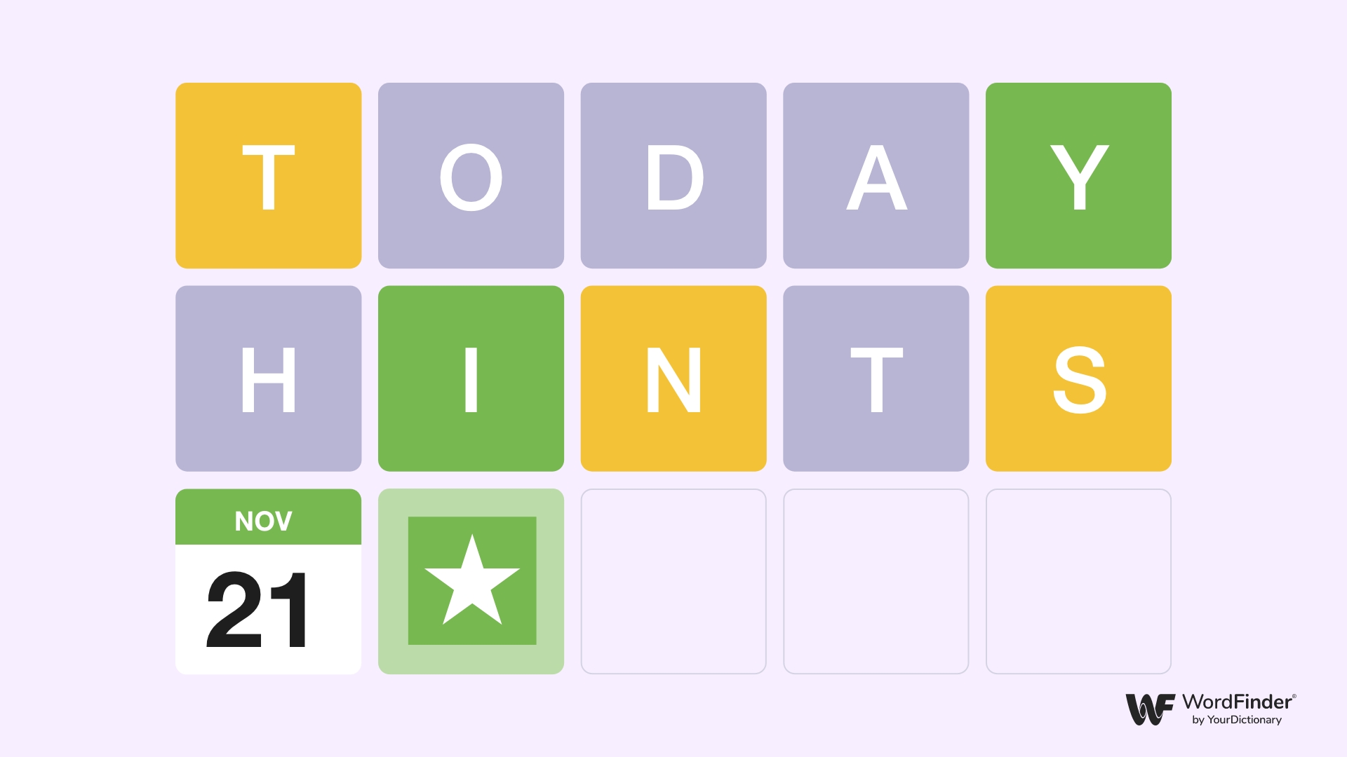 Wordle hint November 21st