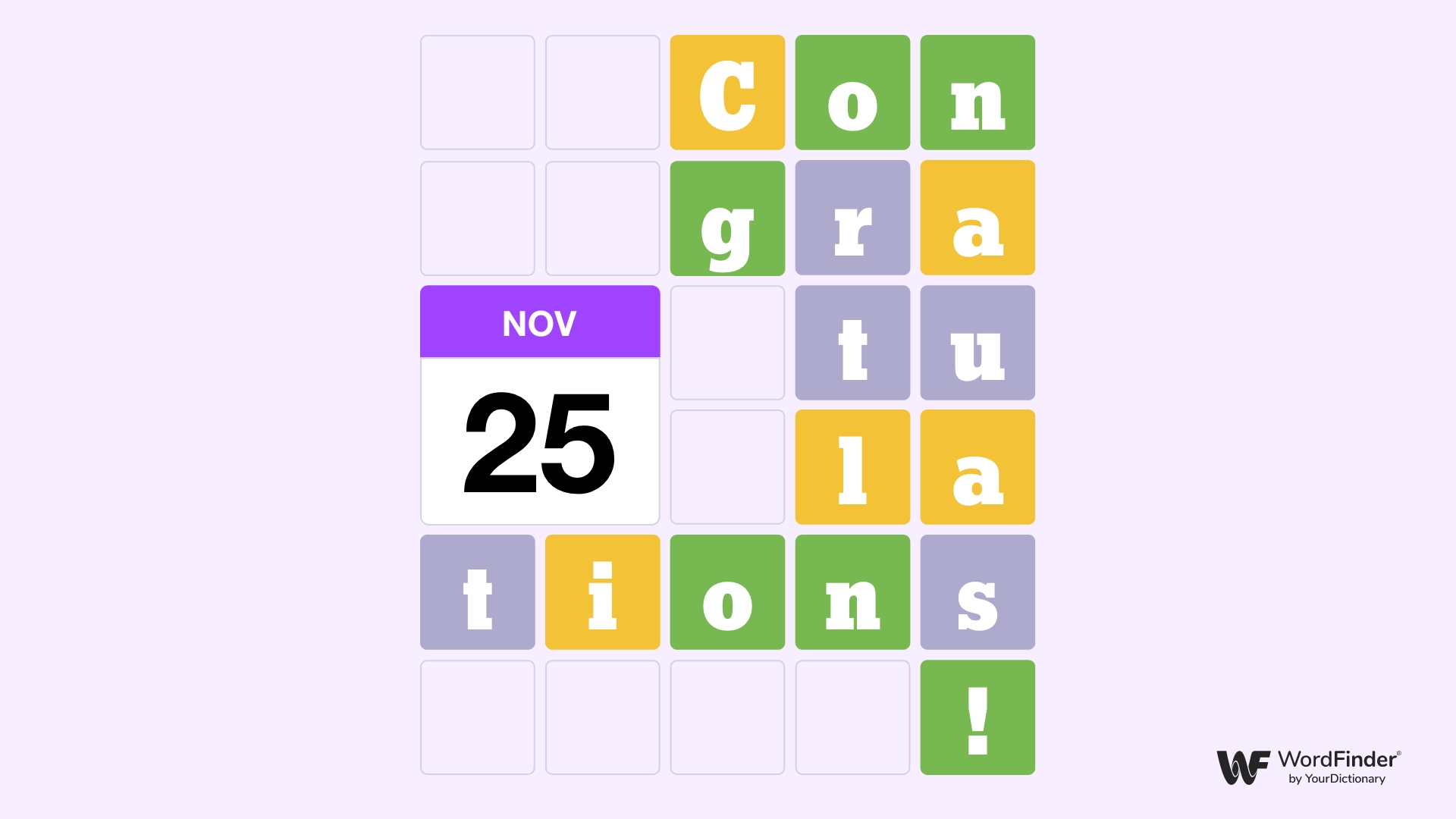 Wordle hint November 25th