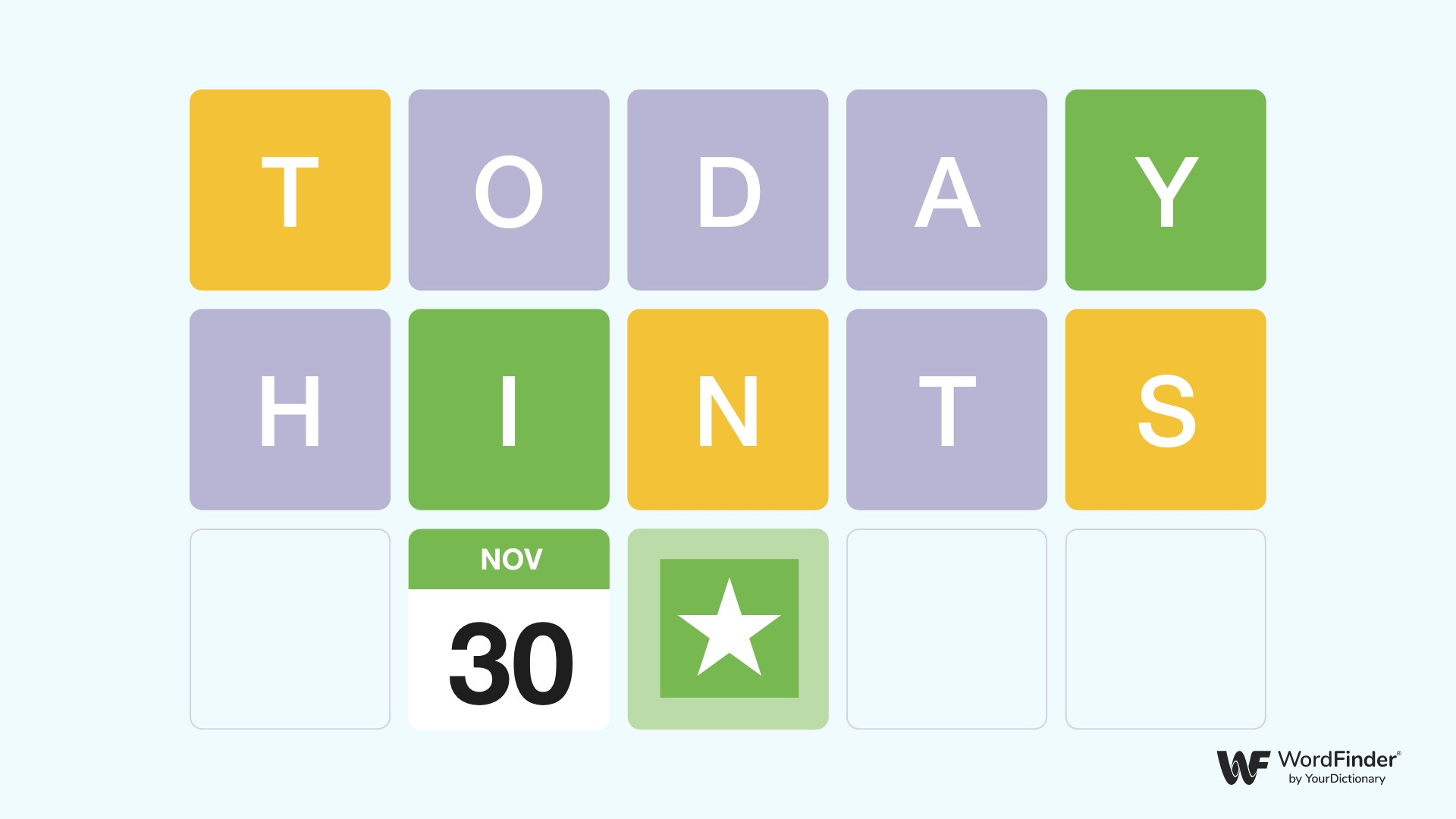 Wordle hint November 30th
