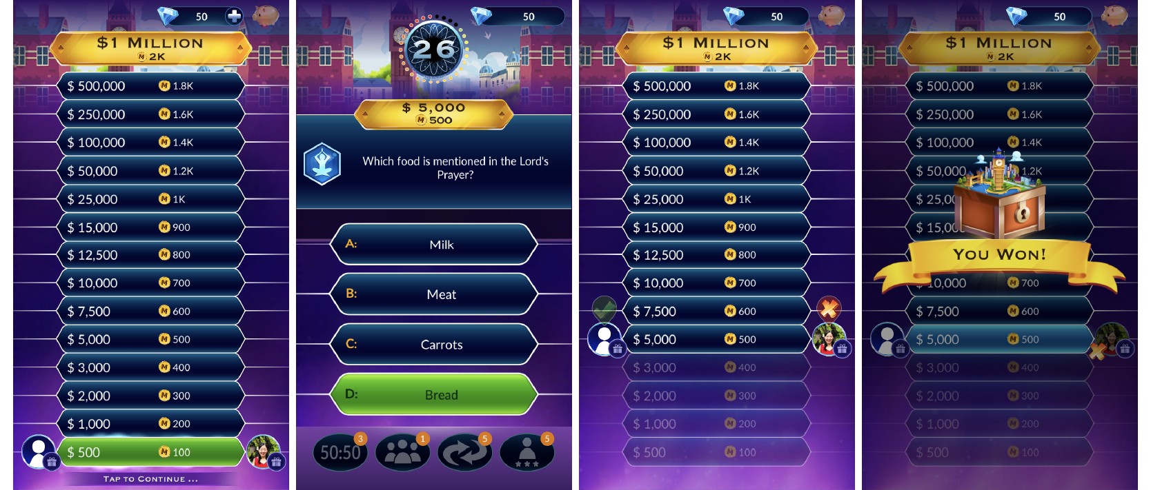 who wants to be a millionaire app