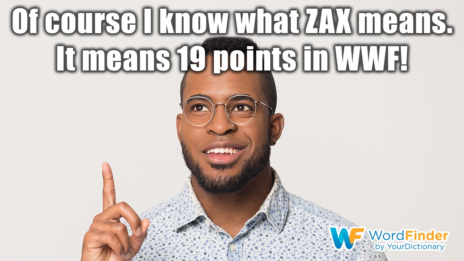 ZAX word in WWF meme