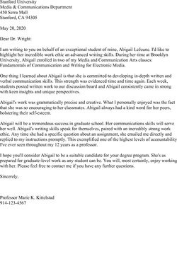 Professor Letter Of Recommendation Sample from storage.googleapis.com