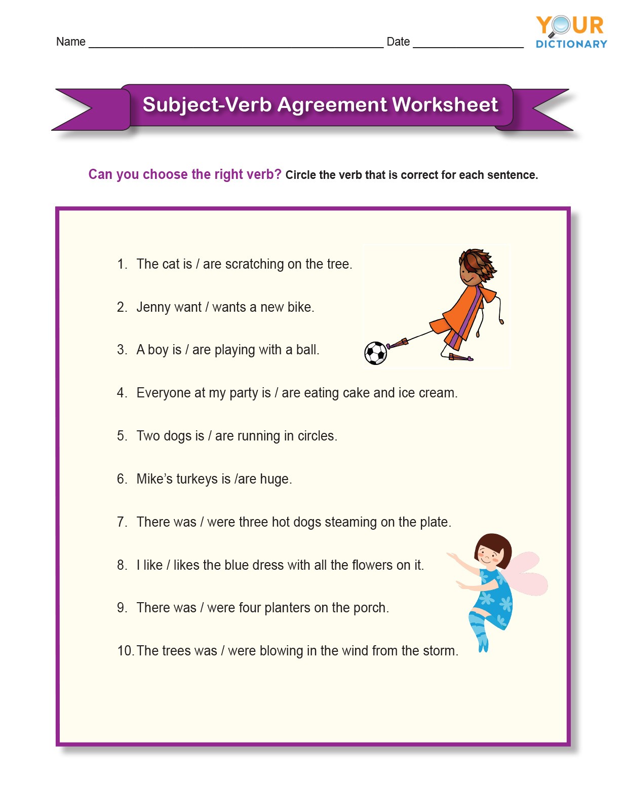 subject-verb-agreement-worksheet-gambaran