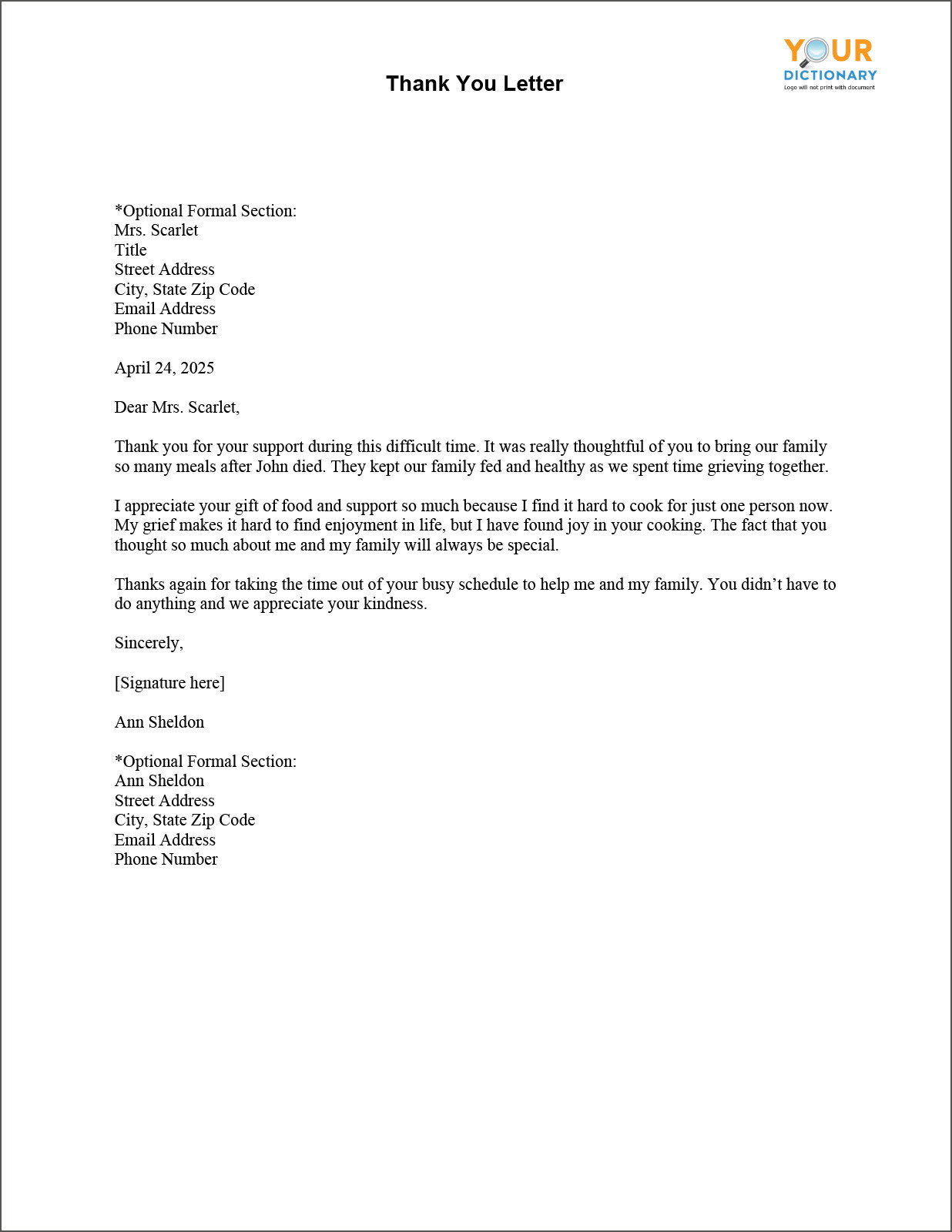 Sample Thank You Letter To Boss For Bonus