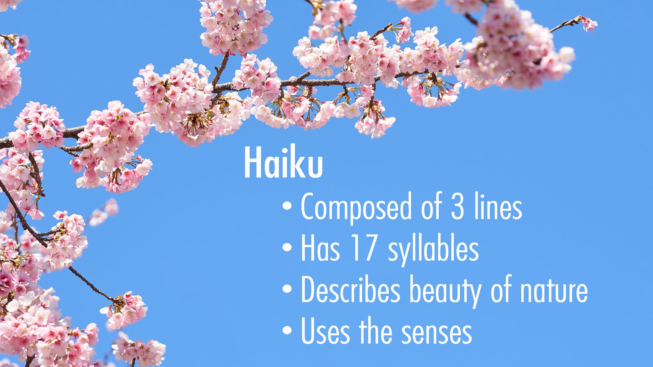 Teach Kids How to Write Haiku