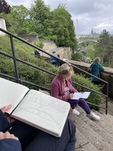 Schule des Sehens: Skizzieren im Pfaffenthal