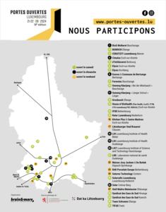18. Ausgabe der Portes Ouvertes Luxembourg