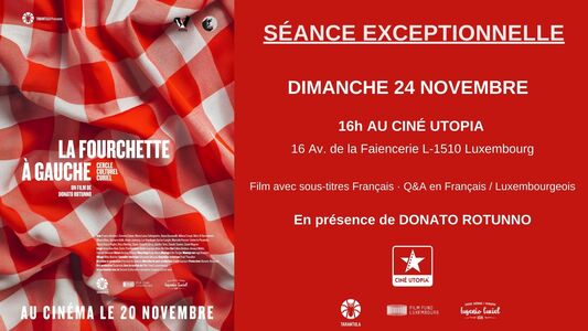 Projection du documentaire "La fourchette à gauche"