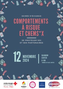 Soirée d'échanges: Comportements à risque et chems*x
