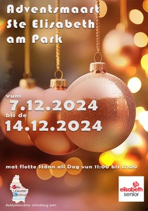 Adventmarkt Ste Elisabeth am Park Luxemburg