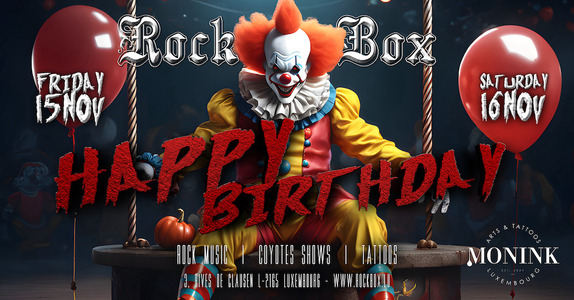 HAPPY BIRTHDAY ROCKBOX