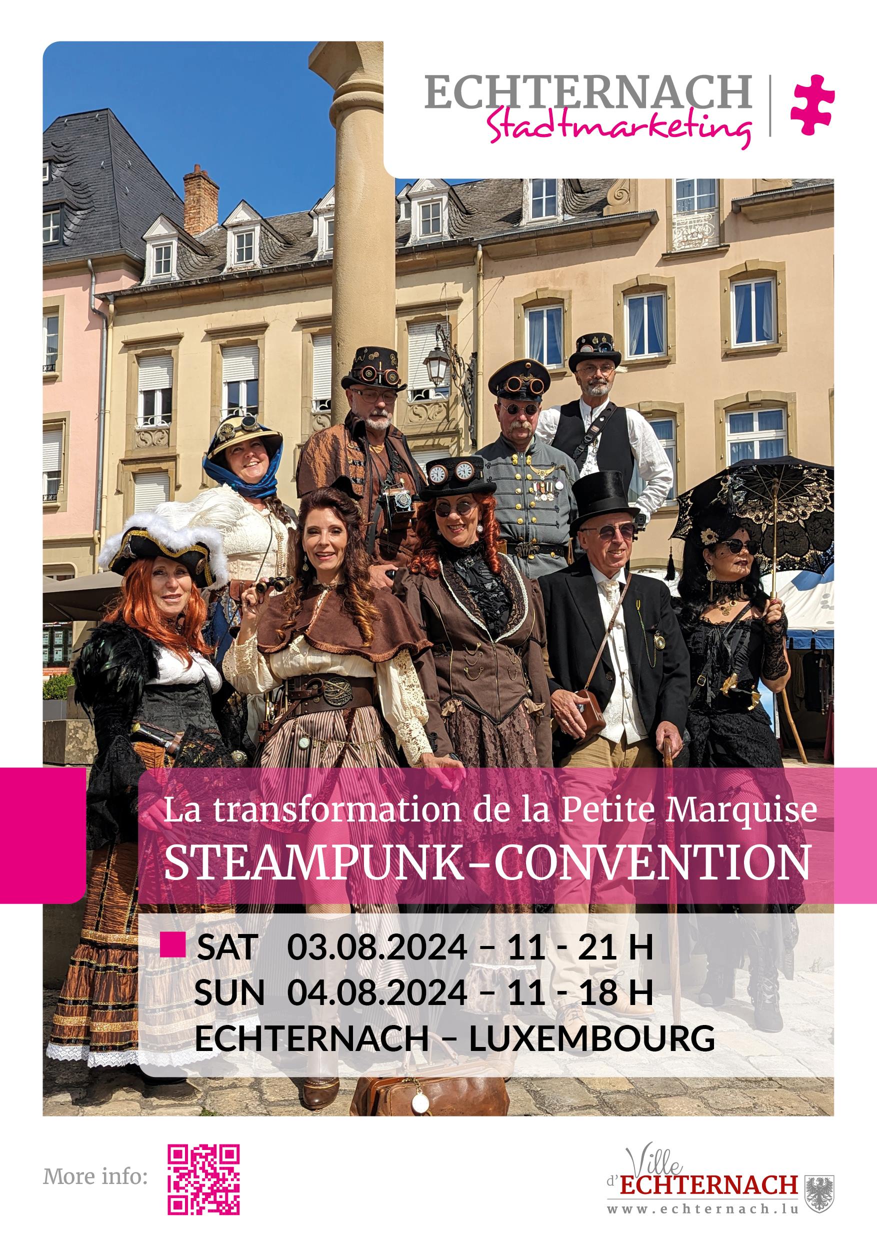 SteampunkConvention Echternach 03/08/2024 Syndicat d'initiative