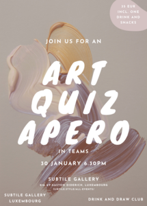 ART QUIZZ APERO (in teams)