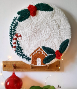 Villa Noël : Ateliers créatifs avec Les Lovers DIY – Punchneedle de Noël