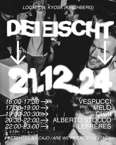Déi Eischt - am Cajo beim Kyosk
