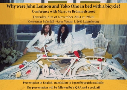 Warum waren John Lennon und Yoko Ono mit einem Fahrrad im Bett ?