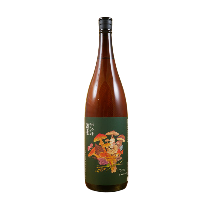 Sugino Shizuku Junmai Ginjo Kinoko Bouquet Label